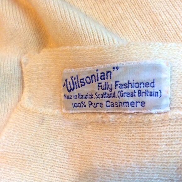 Antiq cashmere Scottish Fitted cape OOAK/Needs TLC Sweater 100% antique cashmere - Picture 4 of 13